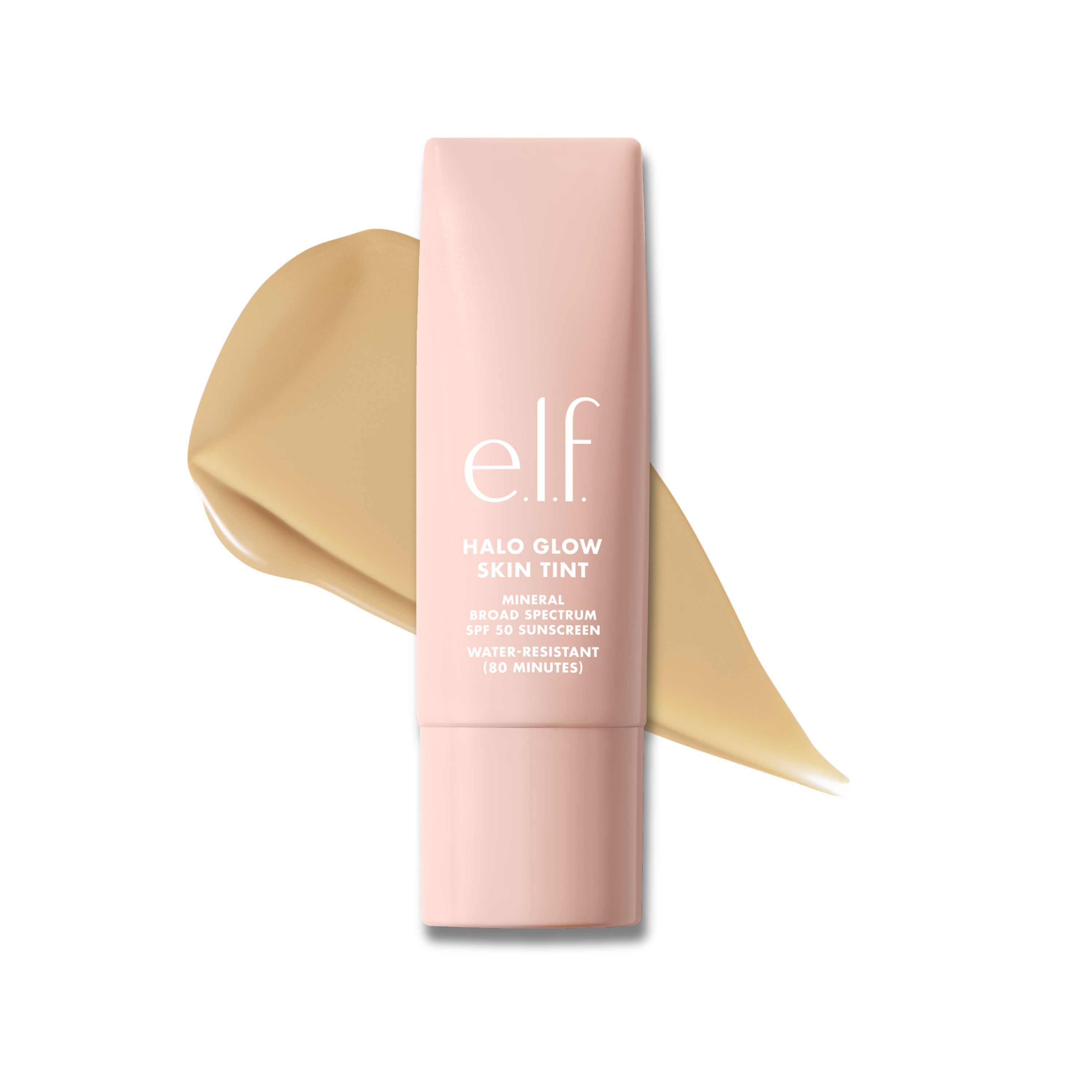 e.l.f. Halo Glow Skin Tint SPF 50 + 5 Light Warm, Water Resistant